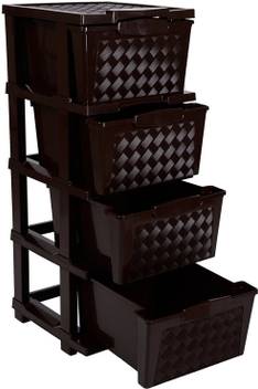 Grayplast Cargo 4 Pull Out Chest Of Drawer Plastic Free Standing