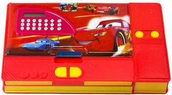 Flipkart Com Xeekart Car Print Pencil Box With Calculator And