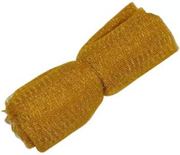 Satyam Kraft 80 Meters Flower Mesh Net Roll For Bouquet And Gift Wrapping Gifting Christmas Decoration Home Decoration Wedding Decoration Party Decoration Golden Na Net Gift Wrapper Price In India Buy