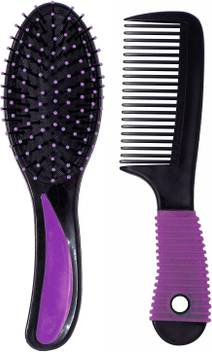 Majik Professional Hair Styling Comb Brush Set For Salon And