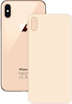 Blackbug Tempered Glass Guard For Apple Iphone Xs Max Back Gold Screen Protector Screen Guard Clear Hd 0 3mm 2 5d Blackbug Flipkart Com