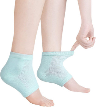 padded heel socks