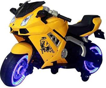 Baybee Kids Bike Battery Operated 4 Wheels Motorbike For Baby