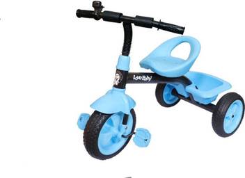 Stepupp Baby Tricycle For Kids With Basket Blue Colour Kids