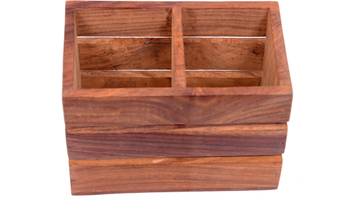 Worthy Shoppee Wooden Kitchen Utensil Holder Wooden Cutlery Holder Storage Box Multipurpose Stand Wooden Spoon Rack Price In India Buy Worthy Shoppee Wooden Kitchen Utensil Holder Wooden Cutlery Holder Storage Box
