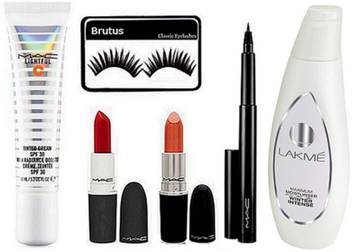 Brutus Eyelashes Mac Lightful Tinted Cream Lipstick Set Of 2