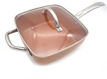 Copper Chef 9 5 Inch Square Frying Pan With Lid Fry Pan 23 Cm Diameter With Lid Price In India Buy Copper Chef 9 5 Inch Square Frying Pan With Lid Fry Pan Our king size fry and sauté pan with lid has an innovative, stainless steel induction plate built directly into the saucepan. copper chef 9 5 inch square frying pan with lid fry pan 23 cm diameter with lid