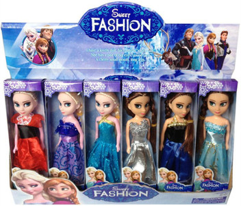 miniature elsa and anna dolls