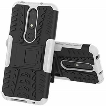 Tarkan Back Cover For Nokia 6 1 Plus Armour Case Hybrid Rugged Bumper Kick Stand Hard Back Cover Tarkan Flipkart Com