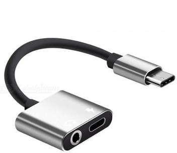 Buy Genuine 2 In 1 Charger Earphone Type C Cable Converter Audio 3 5mm Type C Adapter Headphone Jack Adapter 12 M Multi Functional Otg Cable Buy Genuine Flipkart Com