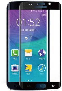 S Hardline Tempered Glass Guard For Samsung Galaxy S6 Edge Plus Black S Hardline Flipkart Com