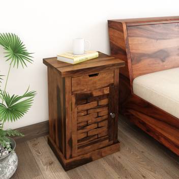 Timbertaste Sheesham Wood Solid Wood Side Table Price In India