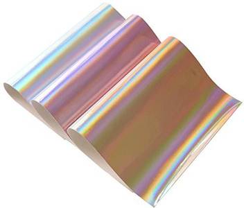 Doublefire Holographic Faux Leather Fabric Sheet 3 Pieces 8 X 12