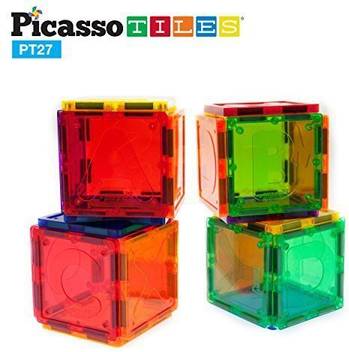 Picassotiles Picassotiles Pt27 Magnetic Building Blocks 27 Piece