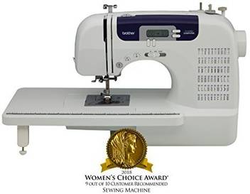 Brother Sewing And Quilting Machine Cs6000i 60 Built In Stitches 7 Styles Of 1 Step Auto Size Buttonholes Wide Table Hard Cover Lcd Display And Auto Needle Threader Sewing And Quilting Machine Cs6000i 60