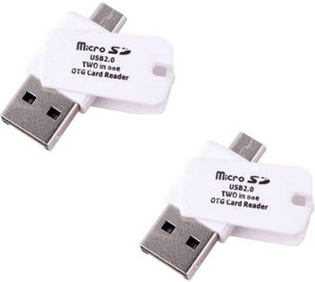 Oxza Set Of 2 Micro Sd Usb 2 0 Two In One Otg Usb Adaptor Card