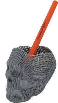 Flipkart Com Break 1 Compartments Pla Wood Aluminium Glow In The Dark 3d Printed Wireframe Mesh Skull Design Pen And Pencil Holder Cup 3d Printed Wireframe Mesh Skull Design Pen And