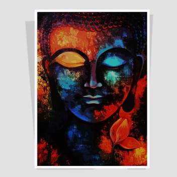 God Buddha Abstract Painting Collection For Office Decor Room