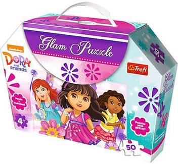 Dora And Friends Glam Skirts 50pcs Glam Jigsaw Puzzles By