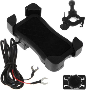 mobile mount with charger for bike