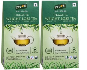 xplor Organic Weight Loss Tea Green Tea With Lemongrass (Whole Leaf) 2 Packs of 75 gm Each Lemon Grass Green Tea Box Price in India - Buy xplor Organic Weight Loss Tea xplor Organic Weight Loss Tea Green Tea With Lemongrass (Whole Leaf) 2 Packs of 75 gm Each Lemon Grass Green Tea Box Price in India - Buy xplor Organic Weight Loss Tea