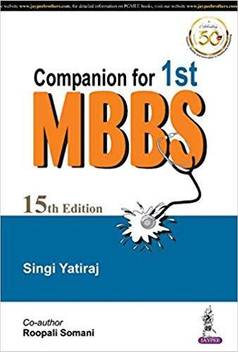 Companion For 1st Mbbs Companion For 1st Mbbs 15 E Buy