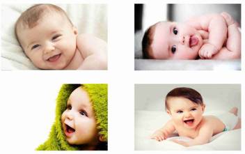 Cute Baby Combo Poster Set Of 4 Poster Poster For Pregnant Women New Born Baby Poster Baby Poster Cute Baby Poster Paper Print Children Posters In India