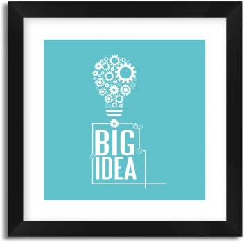 Big Idea Framed Wall Hanging Motivational Art Print For Office Home Reading Room Decor Paper Print Quotes Motivation Posters In India Buy Art Film Design Movie Music