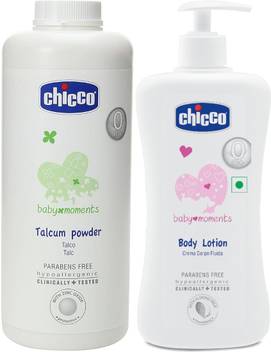 Chicco Baby Powder 500gms And Baby Lotion 500 Ml Buy Baby Care Combo In India Flipkart Com