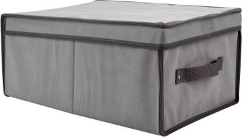 Hokipo Cloth Storage Wardrobe Organiser Box With Lid Size 47 X