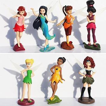 Genrc Game Fun 7pcs Lot Tinker Bell Figure Toy Tinkerbell Fairy