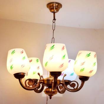 Vagalleryking 5 Lamp Decorative Antique Home Hall Villa Jhumar