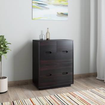 The Attic Sheesham Wood Solid Wood Free Standing Chest Of Drawers