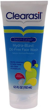 clearasil hydra blast face wash