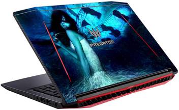 Gadgets Wrap Printed The Scared Girl In Night Fantasy Wallpaper