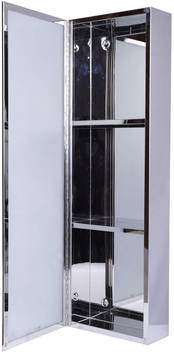 Impulse Platinum 304 Grade Tower Bathroom Cabinet Bathroom Shelf Bathroom Accessories Size 10 X 32 Inches Stainless Steel Wall Shelf Price In India Buy Impulse Platinum 304 Grade Tower Bathroom Cabinet Bathroom Shelf Bathroom Accessories