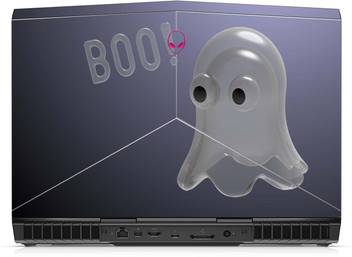 Gadgets Wrap Printed Boo Skin For Alienware 15 R3 Laptop Top Only Vinyl Laptop Decal 15 6 Price In India Buy Gadgets Wrap Printed Boo Skin For Alienware 15 R3 Laptop Top