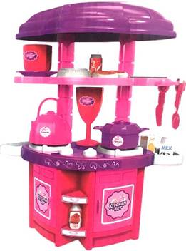 Bestie Toys Small Kitchen Set With Open And Close Door Lovely
