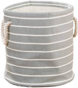 Interdesign Luca Storage Round Bin With Handles For Blankets