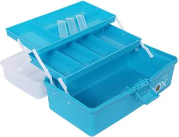 Nk Store 6011 Storage Repair Tool Box Case Portable 3 Layer
