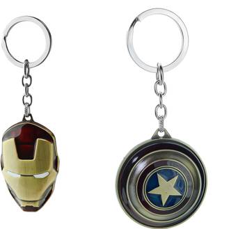 Three Shades Avengers Infinity War Keychain Captain America Shield Keychain Iron Man Mask Key Chain Key Chain Price In India Buy Three Shades Avengers Infinity War Keychain Captain America Shield