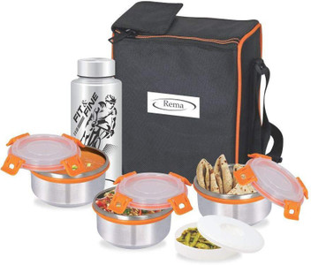 steel tiffin box for office with bag