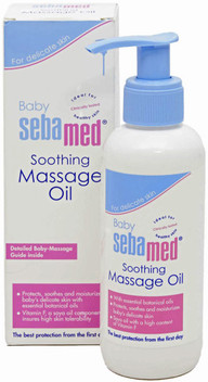 sebamed soothing baby massage oil