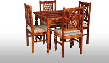 Balaji Sheesham Wood Solid Wood 4 Seater Dining Set Price In India Buy Balaji Sheesham Wood Solid Wood 4 Seater Dining Set Online At Flipkart Com
