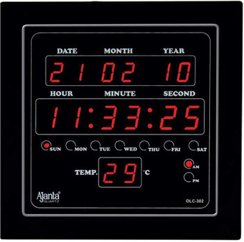 ajanta digital wall watch price
