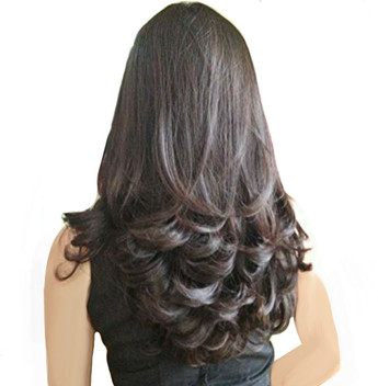 Alizz Dark brown Glamorous Comb clip