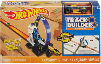 hot wheels track builder loop launcher