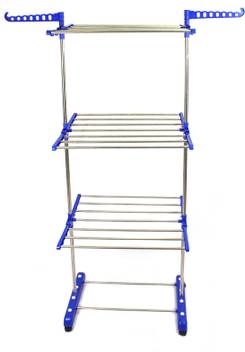 Tnc Steel Floor Cloth Dryer Stand 1 Poll 3 Tier 09 Price In India