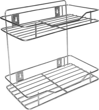 Steel Store Kitchen Rack 100 Stainless Steel Wall Shelf For