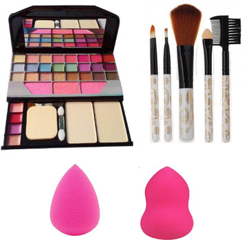 puff brush makeup